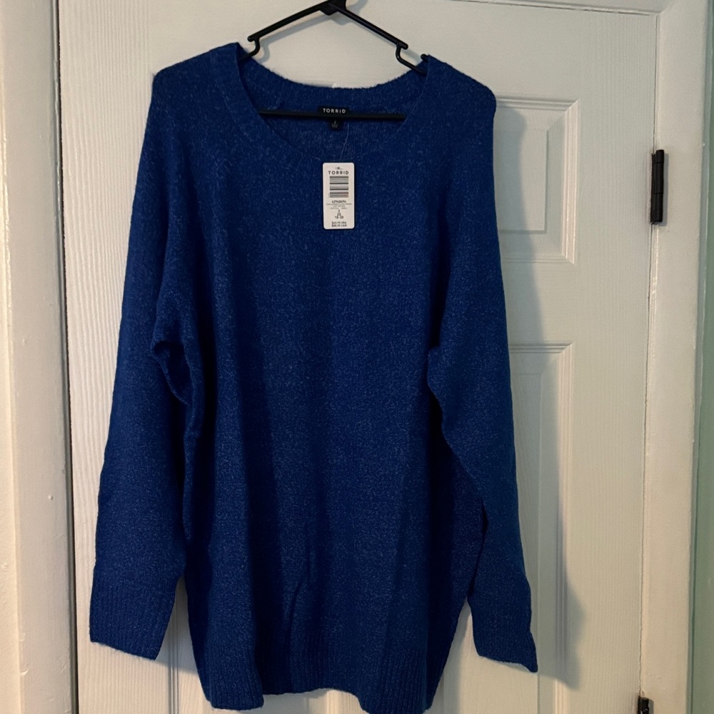 Torrid Royal Blue Knit Sweater